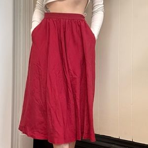 Vintage Marc D’Alcy for Belane Maroon Red Skirt